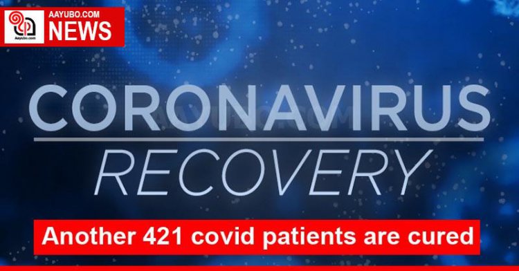 Another 421 covid patients are cured